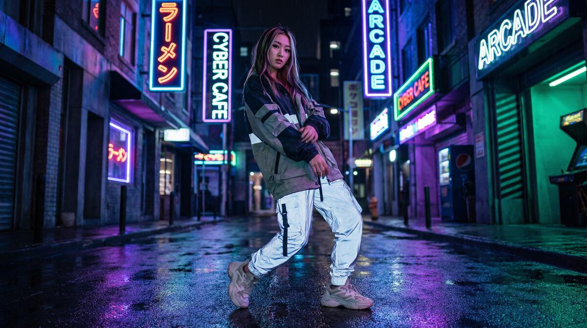 香蕉视频霓虹街拍短视频